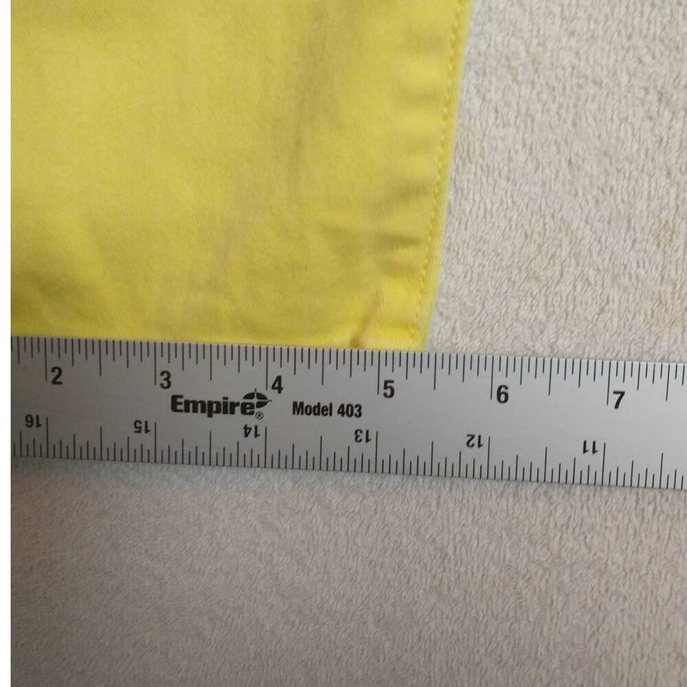 Michael Kors Izzy Cropped Skinny Jeans. Women's Size 8. Yellow. - Picture 12 of 12